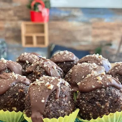 Homemade chocolate truffles